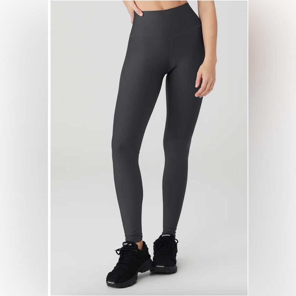 Alo high-waist Airlift Legging. XS (2-4), Anthracite (grey)